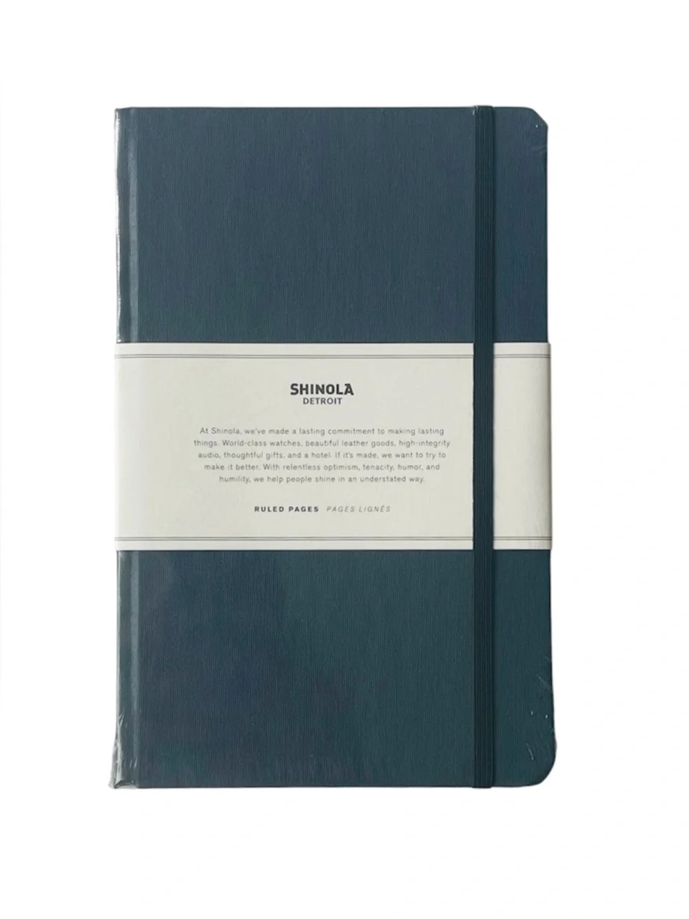 NEW Shinola Detroit Hard Lined Ruled Pages 5.25